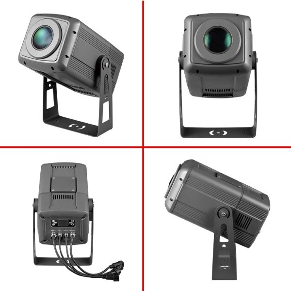 200W Outdoor LED Projector Ripple Floating Zoom Gobo Dynamic Waterproof IP65