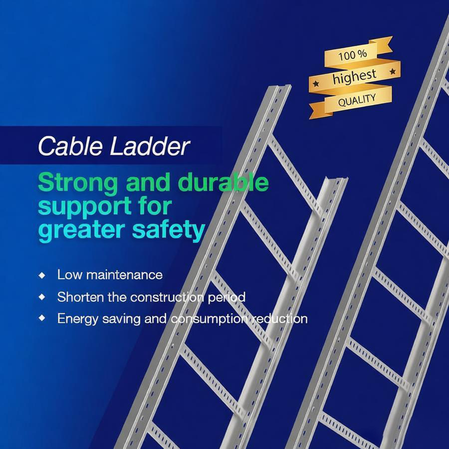 Military-grade load-bearing capacity Perforated Cable Ladder Cable Tray