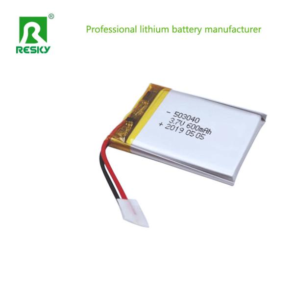 Power Lithium Polymer Battery Cell 503040 600mAh 3.7V For Smart Watch