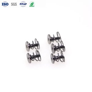Buy cheap M1.2 Carbon Steel Black Nickel Spring Screws for Motherboards 3-50mm from wholesalers