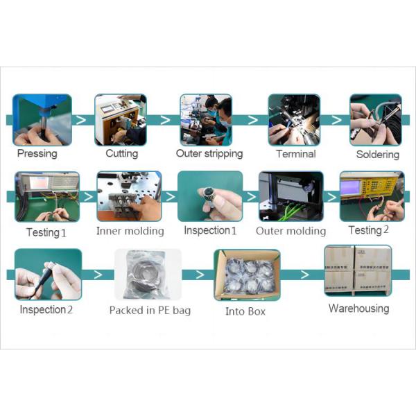 M8 connecting wire 2-6core waterproof plug butt joint controller waterproof wire connector