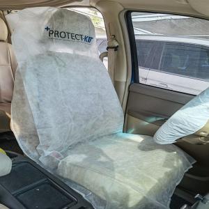 China Universal Car Seat Non Woven Steering Wheel Seat Covers Disposable on sale