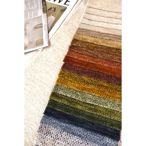 Chenille Sofa Fabric with 142cm Width, Pilling Resistance, and Excellent Cleanability for Upholstery and Home Textiles