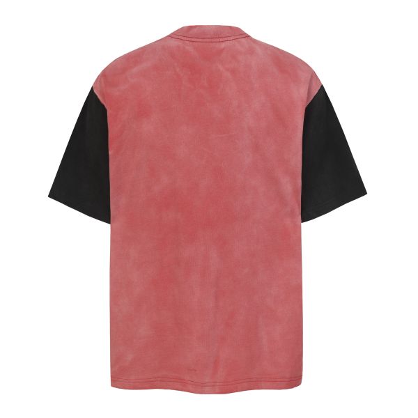 Customized Retro Vintage Gradient 100% Cotton Breathable Short Sleeve Men's Summer Loose Oversized Fit T-Shirt 280g Letter