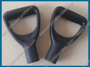 China plastic D Grip Handle with soft grip, black color, garden tool handle replacement grip manufacturer from China on sale