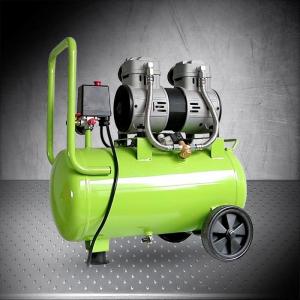 Wholesale 120L/Min 24L Oil Free Noiseless Compressor For Tire Inflation，The air compressor is put the 1100w copper induction motor from china suppliers
