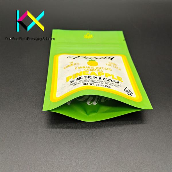 BRC Custom Printed Resealable Food Bags Laminated Foil Snacks Packaging Pouches