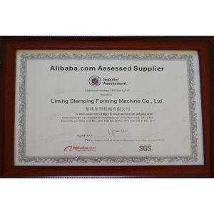 Liming Stamping Form Machine Co.,Ltd Certifications