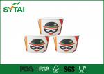 16 Oz Logo Printing Disposable Ice Cream Containers Paper Food Grade