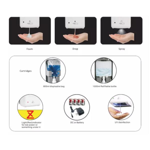 Kitchen Automatic Touchless Soap Dispenser Liquid And Gel