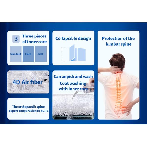 Custom Logo Extension Head Positioning Soft Cervical Therapy Air Fibre Sleep Bedding Pillow inner core