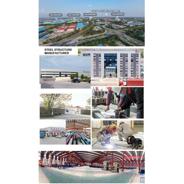 White Panel Cost Effective Steel Workshop Construction