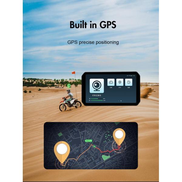 Motorcycle Dash Cam 5 Inch External Touch Screen with Universal Fitment and CarPlay