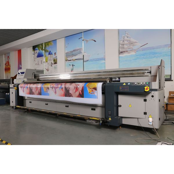 Industrial Use Large Format Flatbed UV Inkjet Printer 2.2-meter Three Row 1024A EP2212 (12 Heads) Multifunctional Printer
