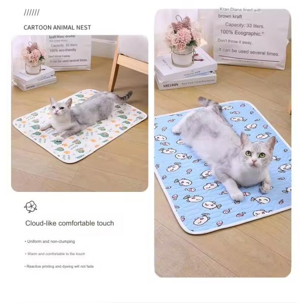 Summer Pet Cooling Mats Ice Silk Cool Pet Pad Customized Color