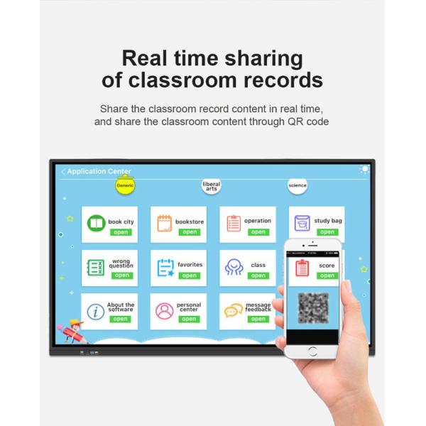 Windows 10 55 Inch Smart Interactive Flat Panel For Education