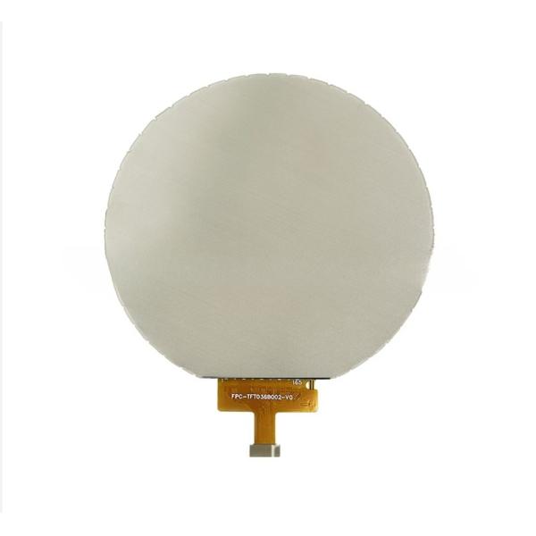 3.6 Inch Round TFT Display 544x506 30PINS LVDS Interface Driving IC ST72566 200cd/M2