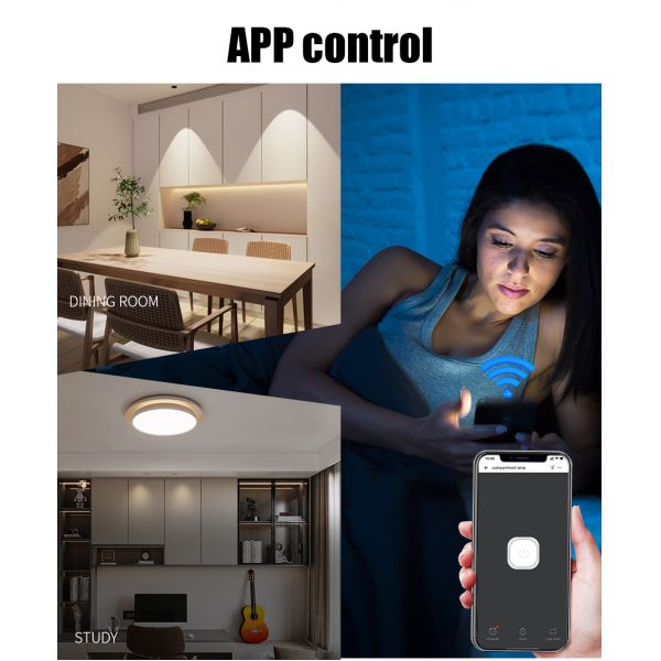 WiFi Touch Smart Lighting Control 4 Gang Switch Crystal Glass Panel No Neutral