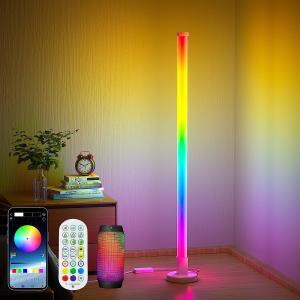 Wholesale Smart Ambient Floor Light 1.5M 5V 5050 RGBIC Indoor Home Decor Smart Corner Lamp With Bluetooth Remote from china suppliers