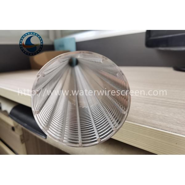 Ss304 Pure Round Winding 2mm Slot Wedge Wire Screen Tube Solid Liquid Separation