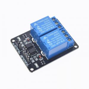 China DC 5V 2 Channel Control Relay Module Low Level Trigger Normally Closed on sale
