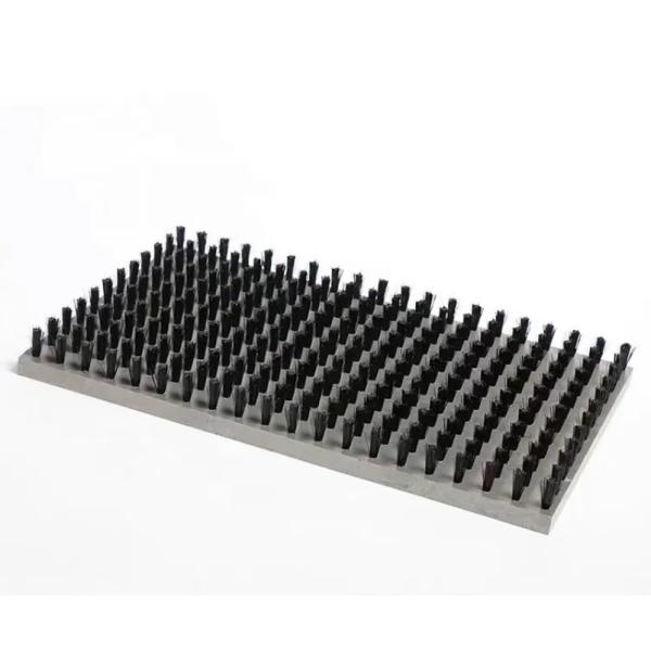 Metal Aluminum Sheet Buffer Assembly Replacement Panel Bristles Tufted Brush Table