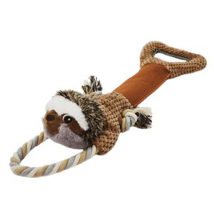 Wholesale Dog Plush Toy Indestructible Squeaky Tug With Cotton Crinkle Paper from china suppliers