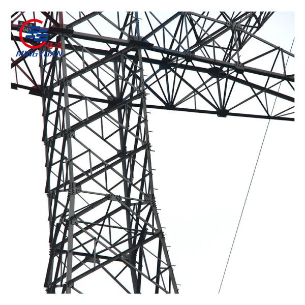 galvanized steel electric angle tower for powerful distribution line