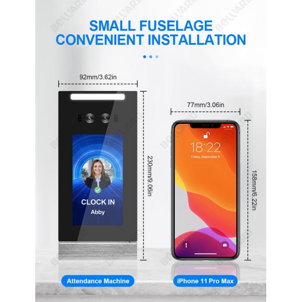 Real Time 10W WDR Face Scanner Attendance System 1920x1080