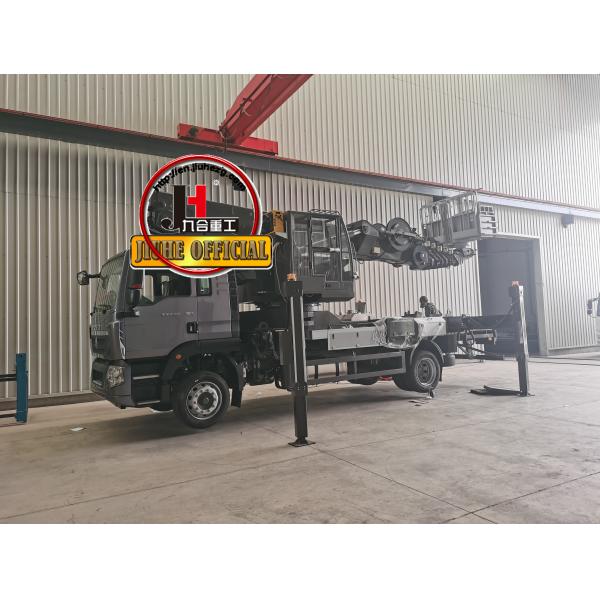 23m China Telescopic Articulated Aerial Work Platform Factory JIUHE Elevating Work Platform 23m Bucket Truck