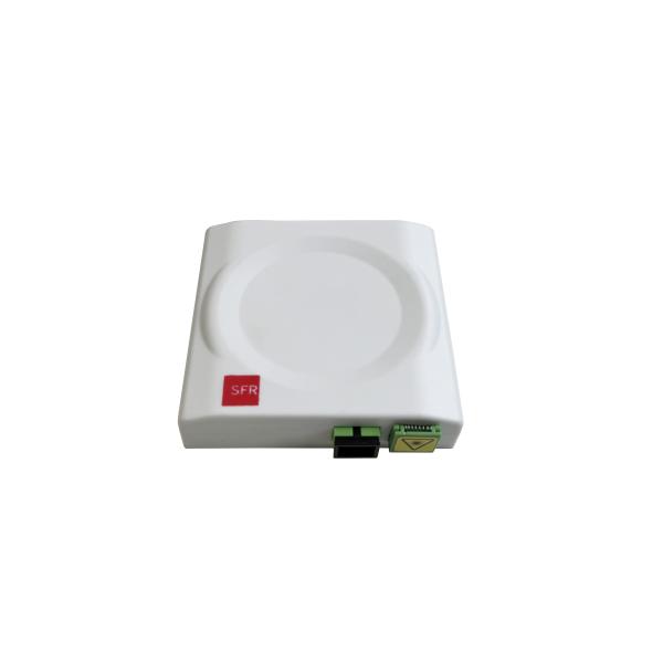Fiber Optic Termination Box 2Cores ABS Compact Size For Easy Installation Optic Wall Outlet