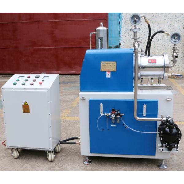 6L Horizontal Pin Type Bead Mill Super Fine Sand Grinding Mill 15Kw