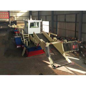 Wholesale Hydraulic Aquatic Weed Harvester 1.8m Cutter 5 CBM Hopper from china suppliers