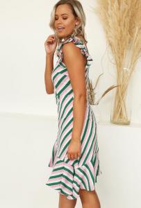 Wholesale hot selling new design dress women stripe print summer dress from china suppliers