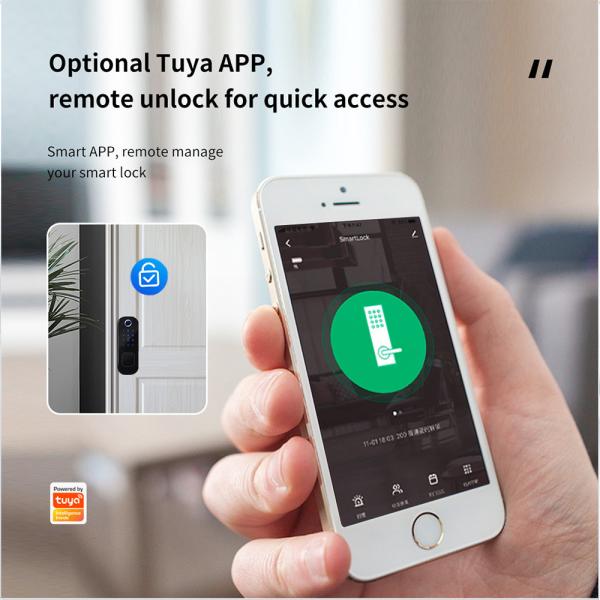 150mm Smart Deadbolt Door Lock Wide Adaptability Double Fingerprint