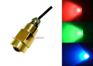 China High Lumen Brass Drain Plug Copper Boat Underwater LED Lights With CREE Chips 9W on sale