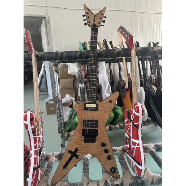 Custom Flamed Maple Top Washburn Dean Dimebag Darrell Electric Guitar Rosewood Fingerboard Irregular Shape Body Guitar
