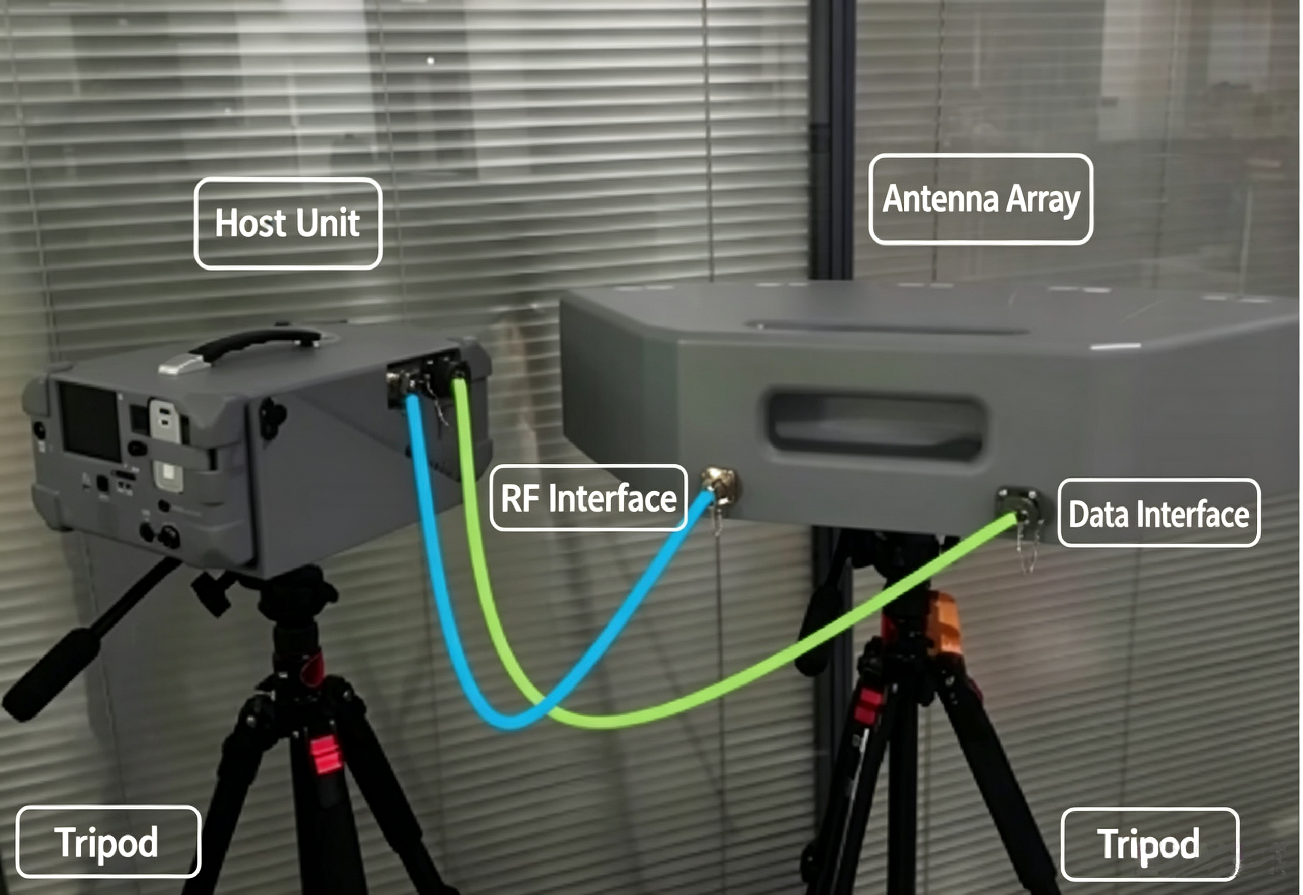 140W 12GHz-18GHz Ku-Band Portable Starlink Interconnection Detection Device