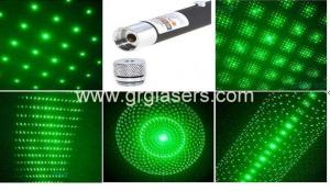5 in 1 Green Laser Pointer Pen 1mW Star Effect Caps 5 Laserheads Lazer Light Made In China