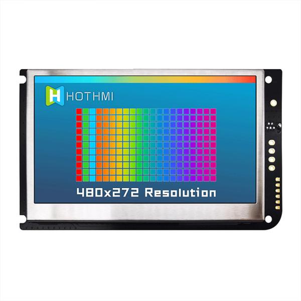 4.3 Inch UART Resistive Touch Screen TFT LCD 480x272 Display With Lcd Controller Board
