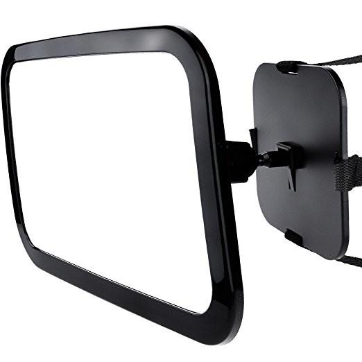 Quality Rear Facing Baby View Mirror for Child Safety Car Seat - Crystal Clear Reflection Convex Mirror for sale