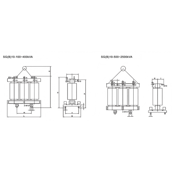 Fireproof Dry Type Power Transformer SGB10 Maintenance Free 35kv Dry Type Transformer