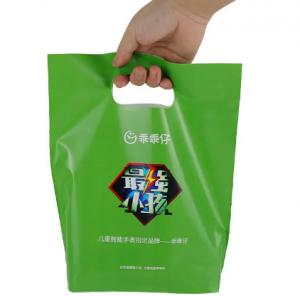 China Shopping Custom Printed Die Cut Handle Bags Opaque Recycled Poly Bag on sale