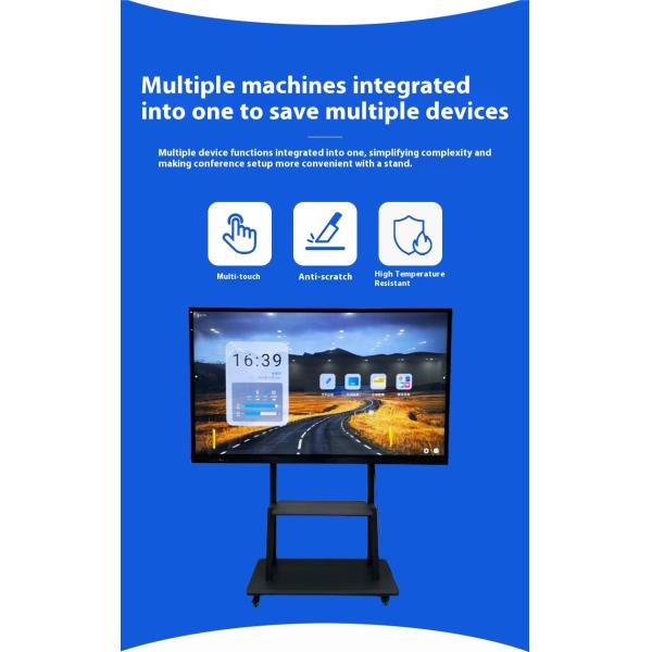 All-In-One Interactive Whiteboard Conference Tablet for Screen Conference Teaching Advertising Smart Touch Multimedia Design