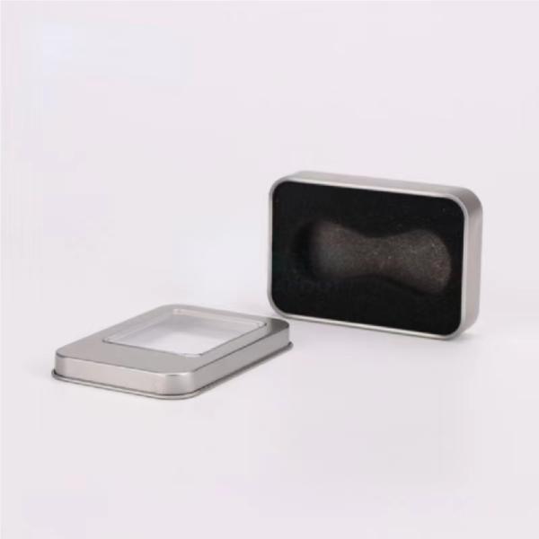 Rectangular Saffron Tin Box Cosmetic Tin Containers Packaging