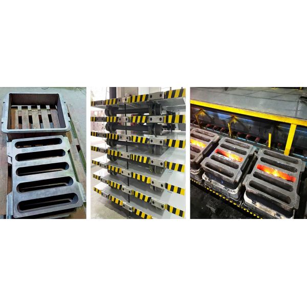 Automated Foundry Moulding Line Horizontal Parting Molding Production Line For Wet Sand Casting