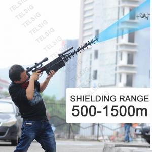China 500 - 2000 Meter Drone Frequency Scrambler , UAV Killer 2.4 Ghz Frequency Jammer on sale