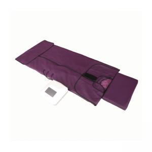 China 3 Zone Purple Low Emf Far Infrared Sauna Blanket With Photon Light on sale
