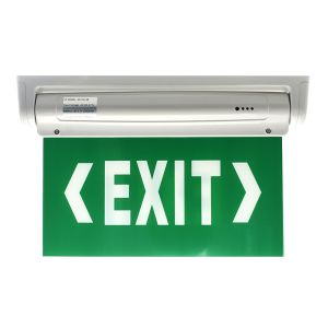 Wholesale 300Lm Emergency Exit Sign Light With 2 Adjustable Head Mounting Plate from china suppliers