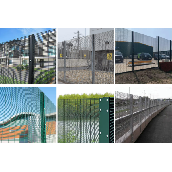 Extra High Security 358 Welded Mesh Anti Climb Galvanized anti climbing fence
